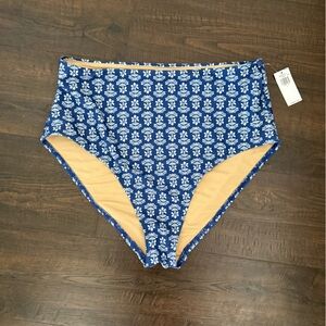 Old Navy Blue Floral Halter Top